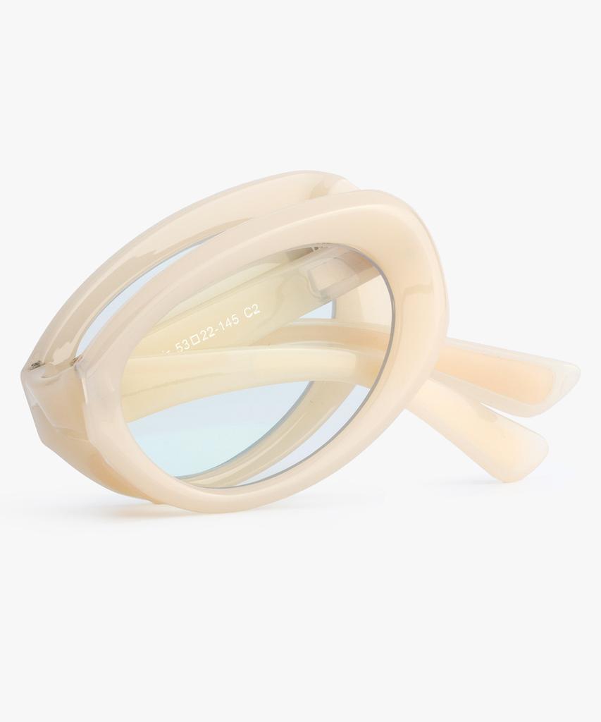Likkeullou Rc Nirnir Folder Blue Light Glasses Ivory