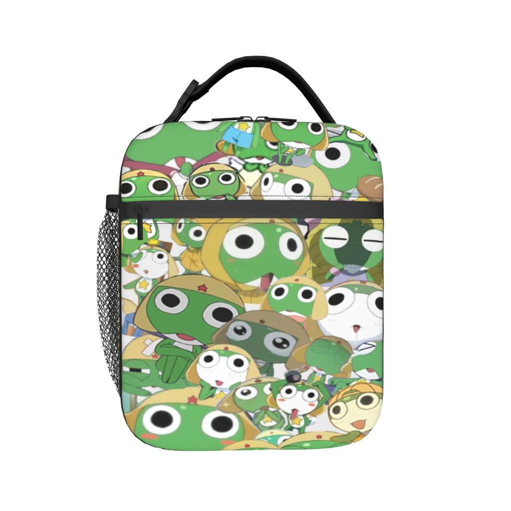 Keroro Gunso Thermal Insulated Lunch Bags for Picnic Portable Food Bag Men Women Thermal Cooler Lunch Boxes