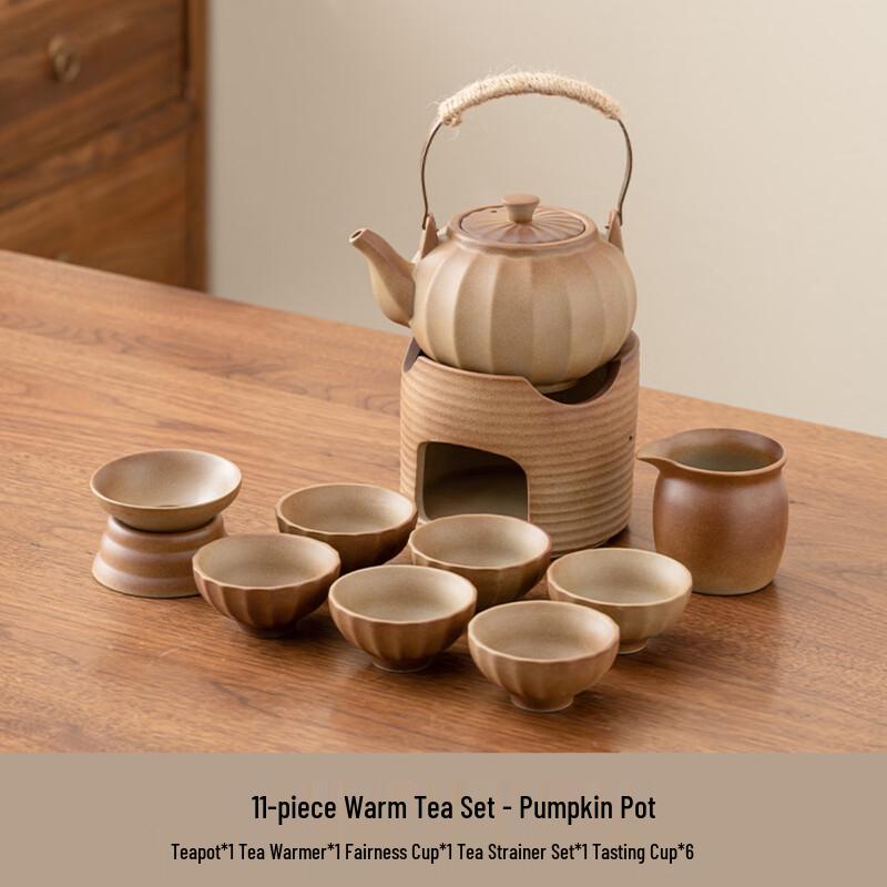 Zhi Shi 11-Piece Stove Heated Teapot Tea Set