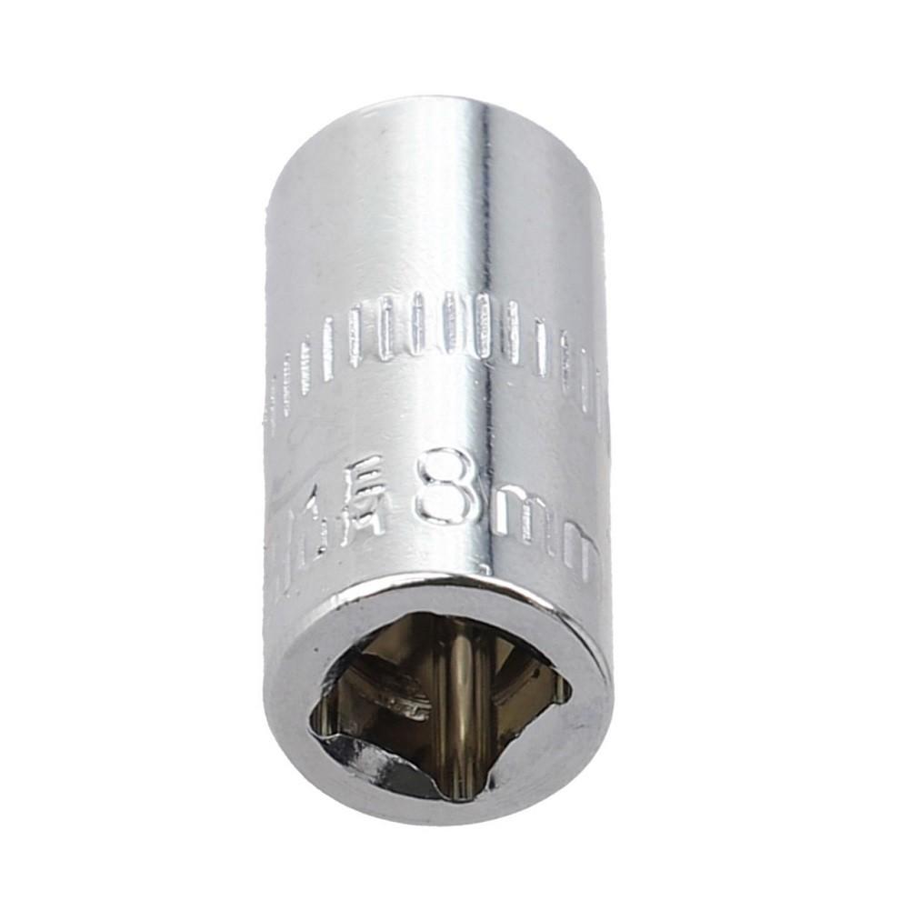 Socket Hexagons Sleeve Home 1/4in 4-14mm Double End
