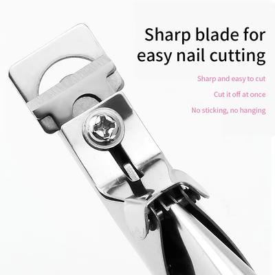 1pcs Nail Capsule Cutter U-Shaped False Acrylic Tips Scissors Trimmer Cutters Nail Clipper Professional Manicure Accessories