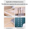 20Pcs Clear Adhesive Cable Clips Strong Stickiness Easy Install For Home Office Desk Car Wire Management Storage