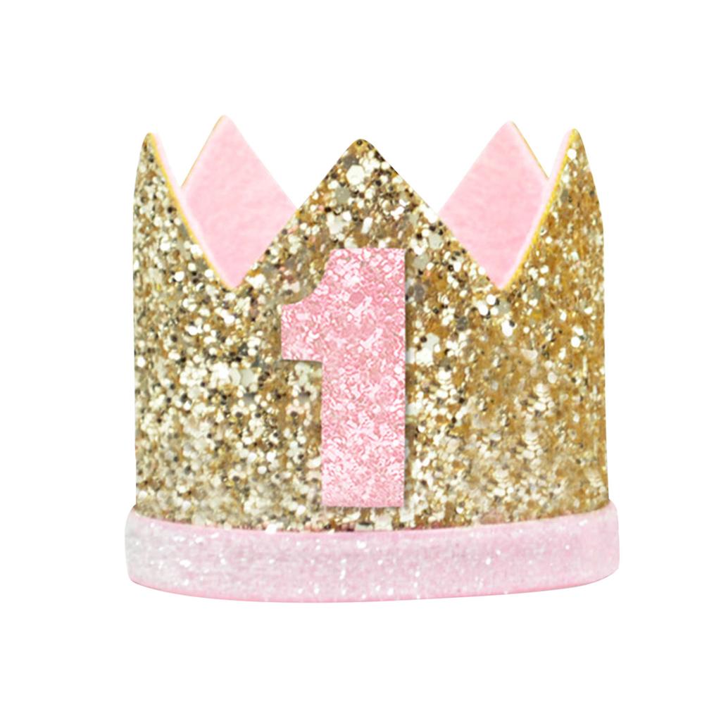 Geburtstagshut, erster Geburtstagspartyhut, Geburtstagskronen-Stirnbänder für Babyjungen 1. Geburtstagsparty-Zubehör