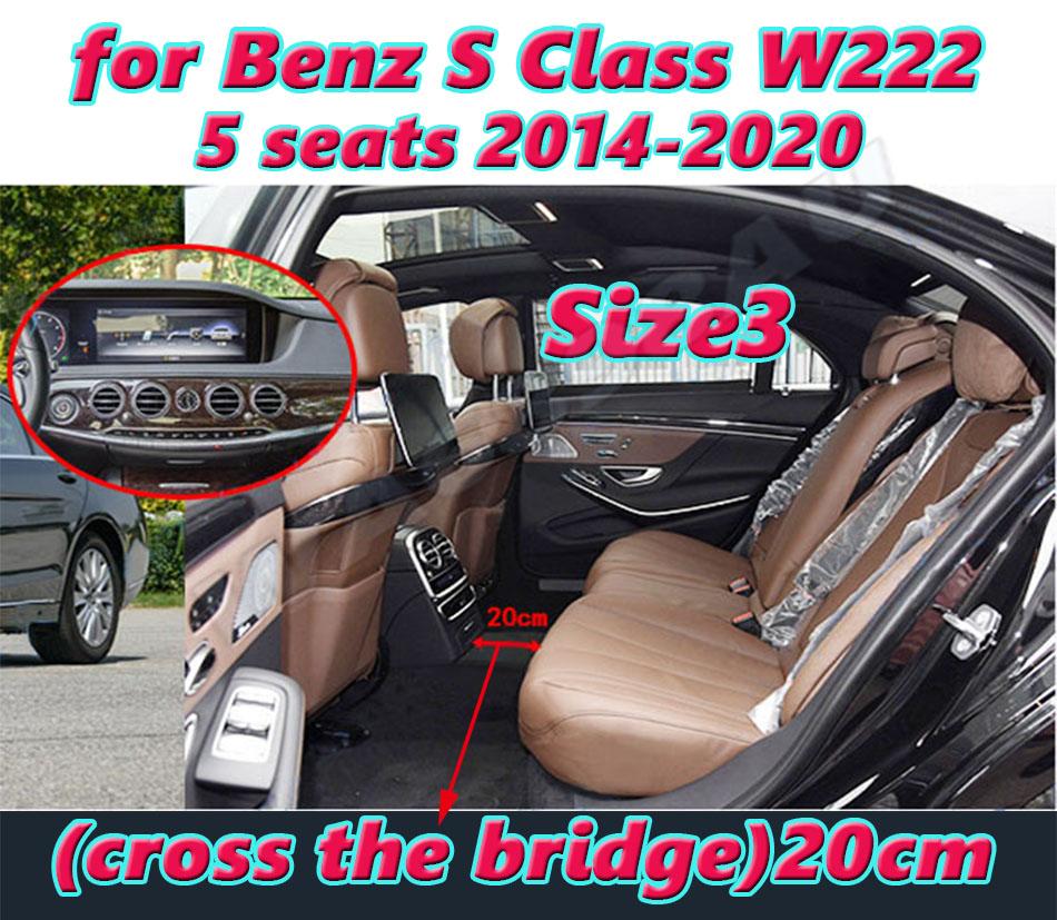 RHD Custom Car Floor Mat for Mercedes Benz S Class W222 W223 Auto Interior Accessories Anti Dirty Durable Leather Carpet