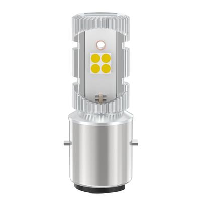 Phare LED pour moto BA20D H4BS PH7 Compatible AC12V SMD3030 Remplacement authentique [Pour uniquement] Motos, Interrupteur Feux de route/croisement, & DC12V,