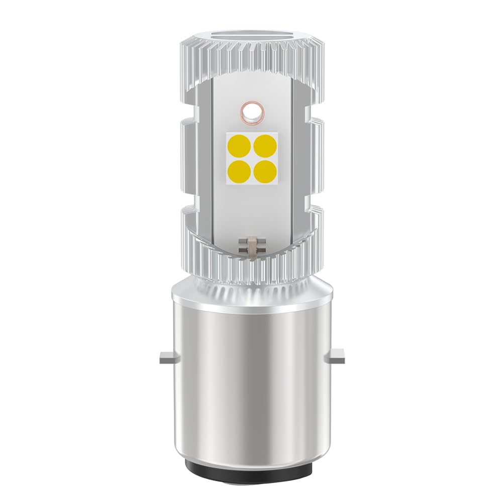 

P15D LED Headlight, PH7 for Motorcycles, Hi/Lo Switching, AC & DC , Non-Polarity, BA20D/H4BS 1 piece