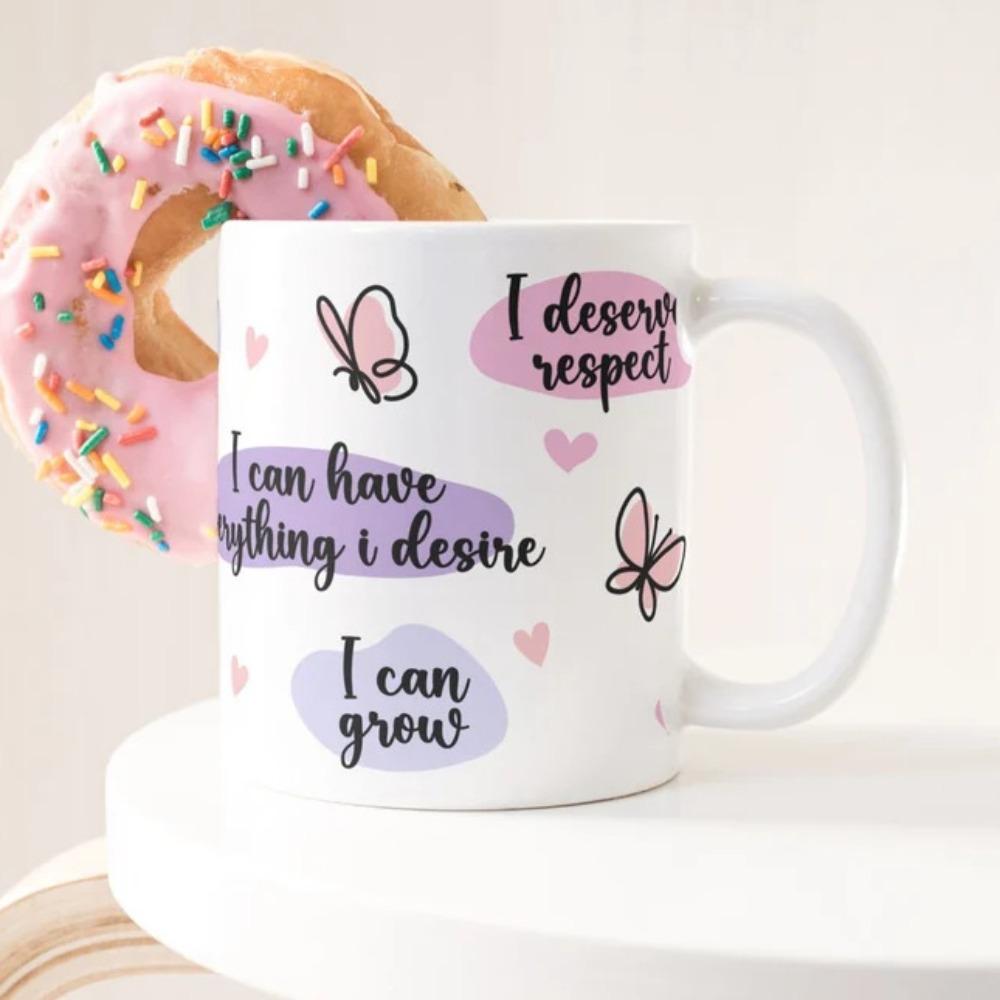 

Inspirational Self-Love Inspirational Ceramic Coffee Mark Cup 301-400ml