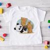 Childrens Birthday Number 19 Panda Animal Cartoon Shirt Tshirt Boys and Girls Birthday Gift Baby Clothes 19 Years Old