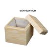 Scatola di Legno Multiuso con Rivestimento Morbido Adatta alla Personalizzazione