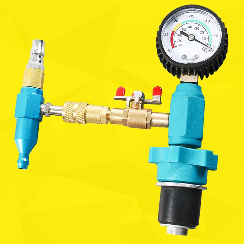 Car Coolant Refill Kit 7pcs Auto Cooling System Vacuum Fill Tool Vehicle Antifreeze Replacement Automotive Tools