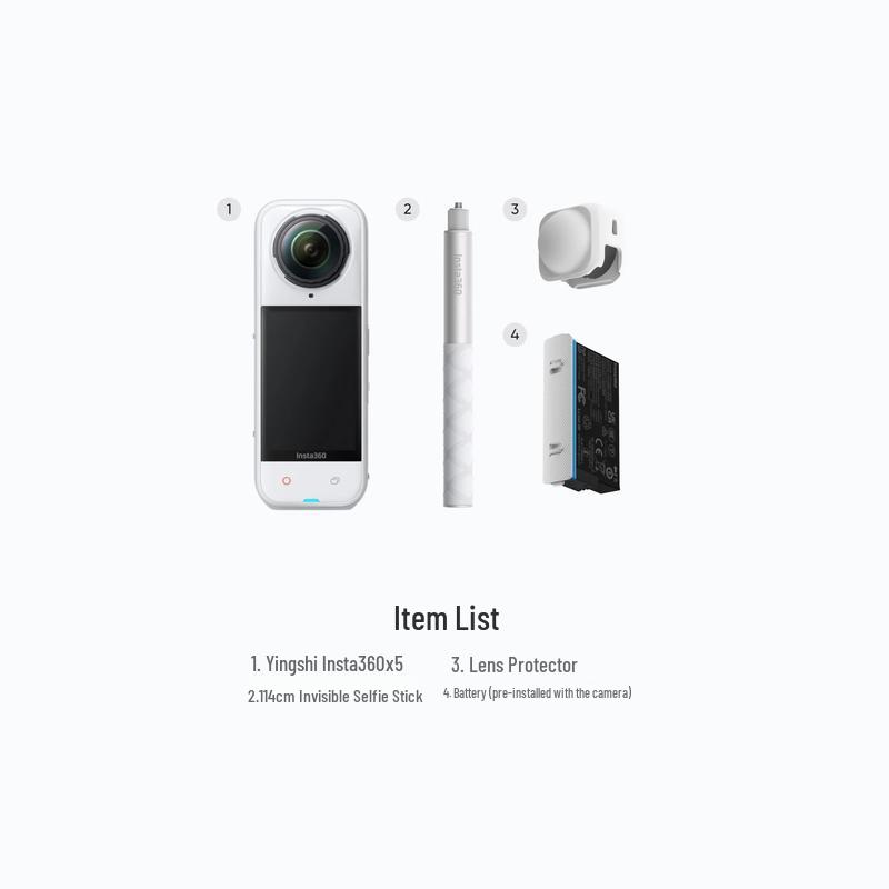 Insta360 X5 Panoramic 8K Action Camera (CN Version)