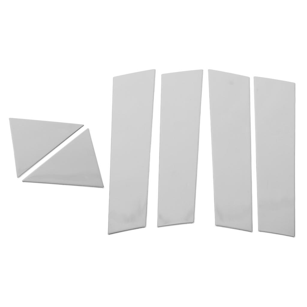 6pcs Door Window Chrome Pillar Post Trim 304 Stainless Steel Car Accessories Replacement for Chrysler 300 300c 2005‑2010