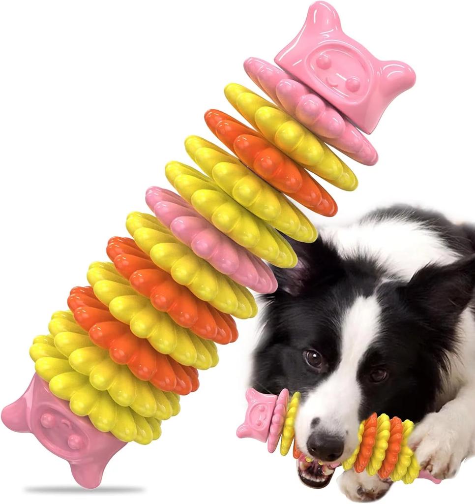 Natural Rubber Dog Chew Toys Pets Entertainment Training Bite Force Dog Teeth Cleaning Bite Hard Rubber Interactive Non-Toxic