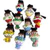 Cute Crochet Bouquet Funny Handheld Flower Doll Doctor Hat Bouquet Doll  Students Gift