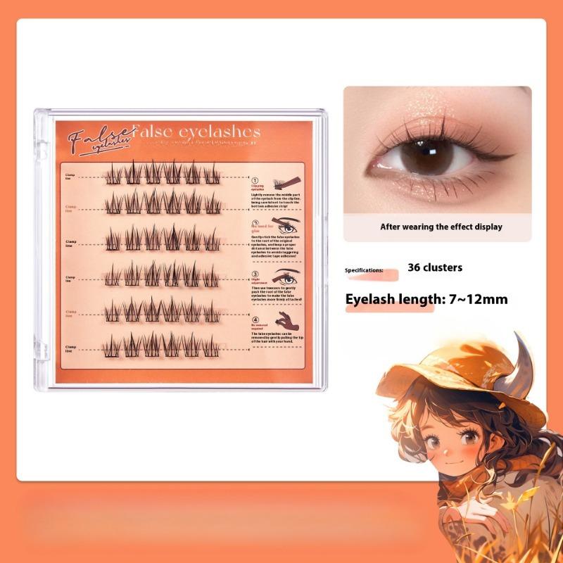 Zodiac Series Non-adhesive False Eyelashes Single Cluster Thick Self-adhesive Non-adhesive Eyelashes
