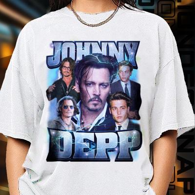 Limited Edition Johnny Depp T-shirt, Exclusive Fan Merch for Women and Men, Valentine’s Day Gift