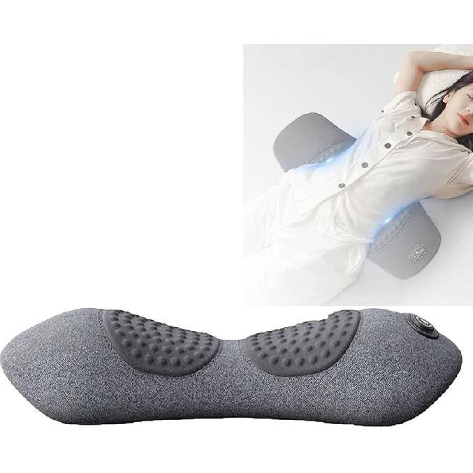

My SootheLab 3-in-1 Back Massager, Neck Massager, Soothing MysootheLab 3-in-1, Heated Vibration Traction, Memory Foam Pillow, Relieve Neck and Back сірий