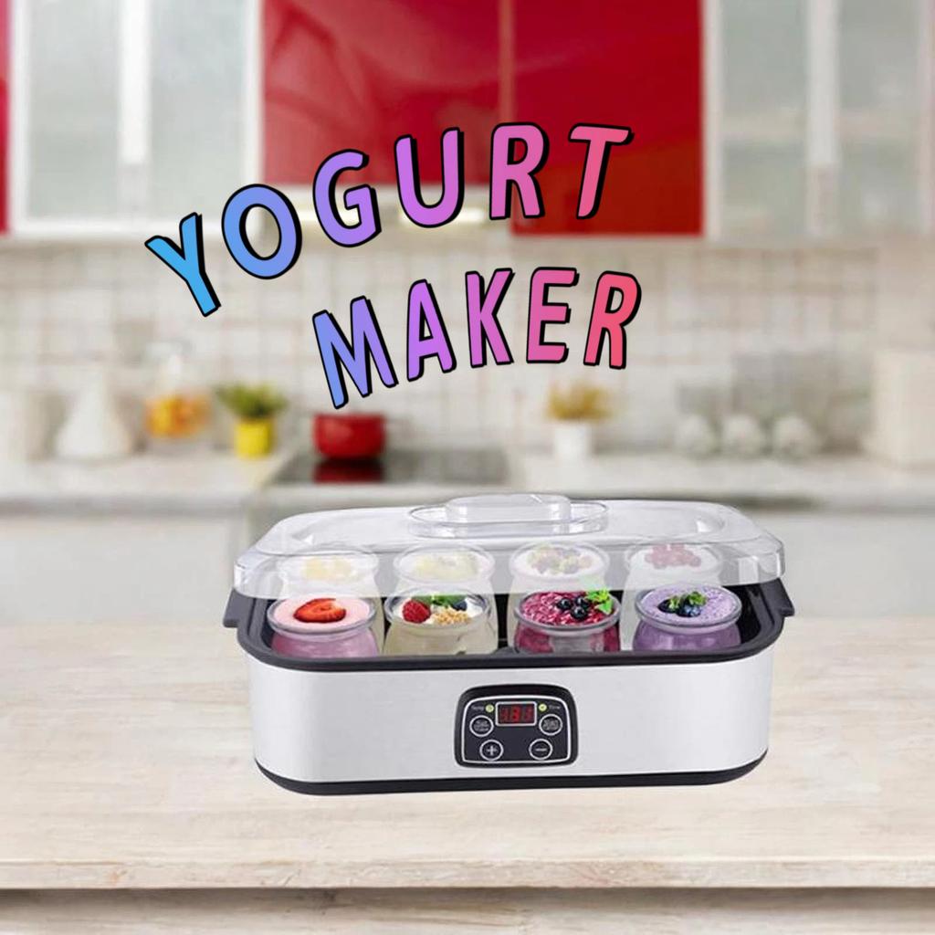 Home Yogurt Maker and Fermenter, for Making Homemade Jams, Ice Cream, Yogurt Pudding, and Breakfast Foods