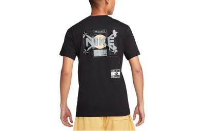T Shirts Men's Black Crew Neck Moderate Straight Fit FB9773-010