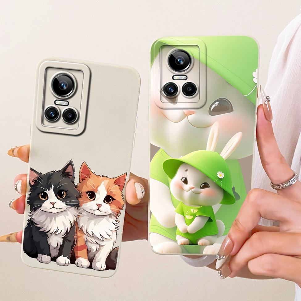 Phone Case For Realme GT Neo3 RMX3561 RMX3560 Casing For Realme GT Neo 3 Cover Fashion Cartoon Cute Funny Painted Silicone Funda