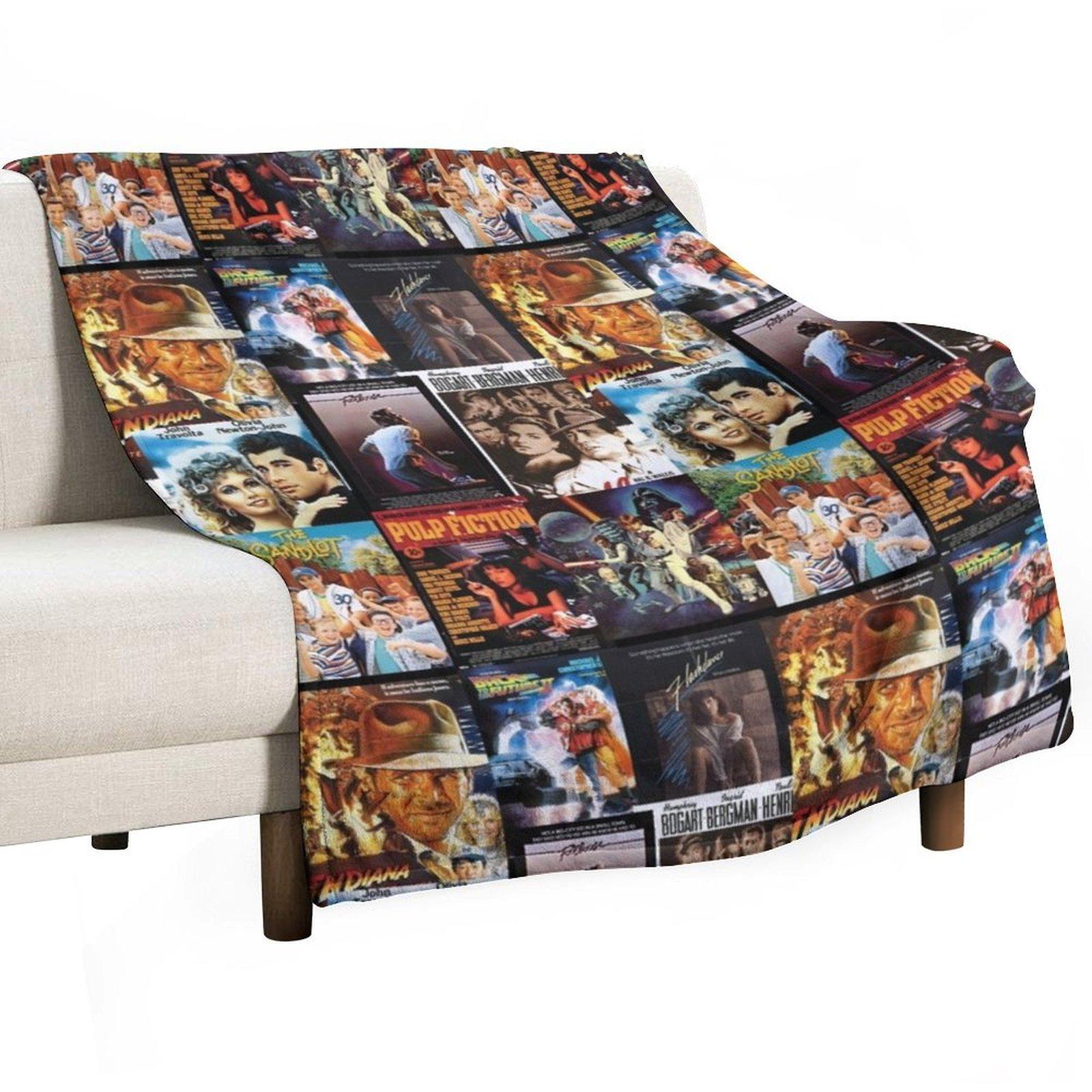 

Classic Movies Throw Blanket sofa bed Shaggy Large Luxury Brand Blankets 30x40in