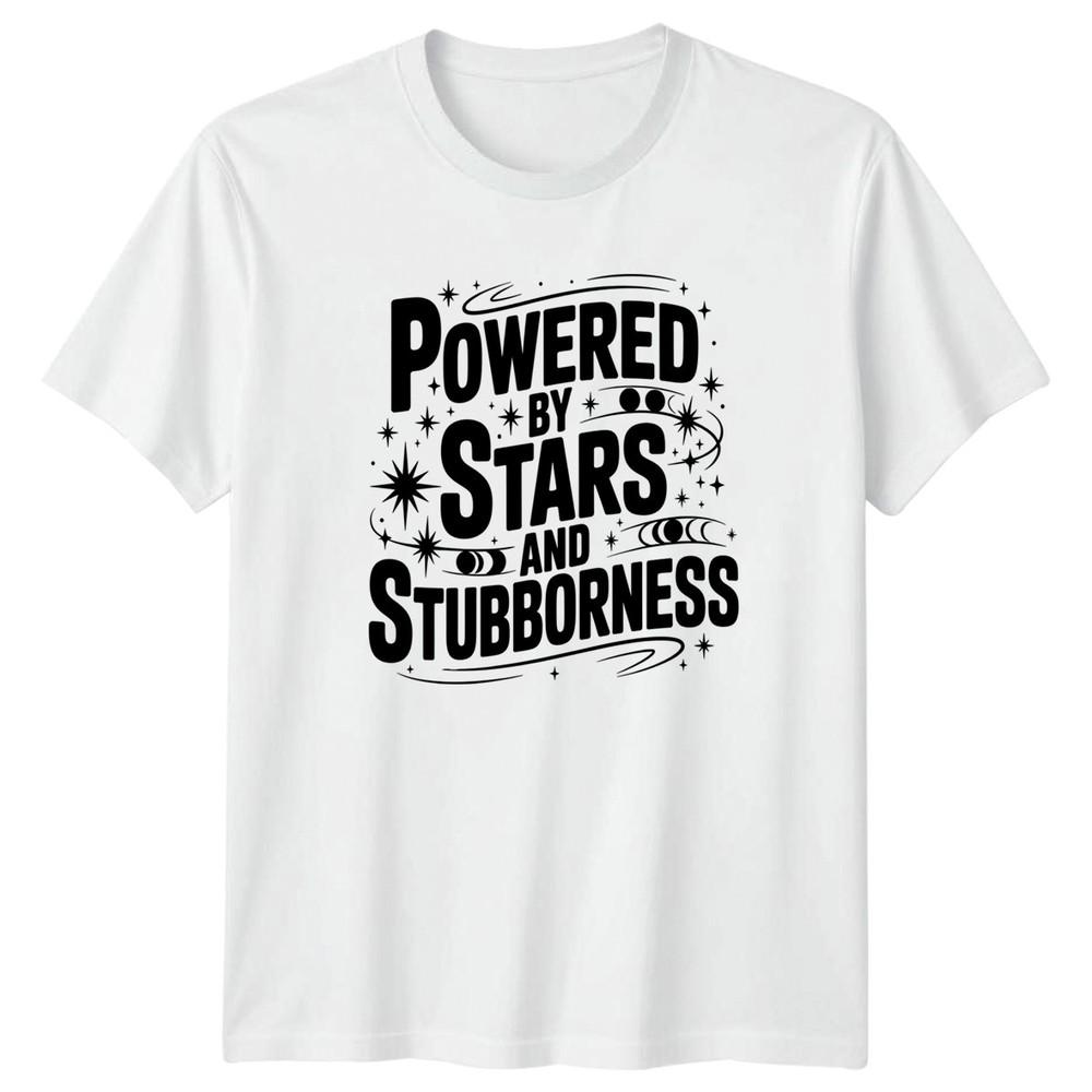 Powered By Stars Unisexs TShirt Astrology Gift For Her S