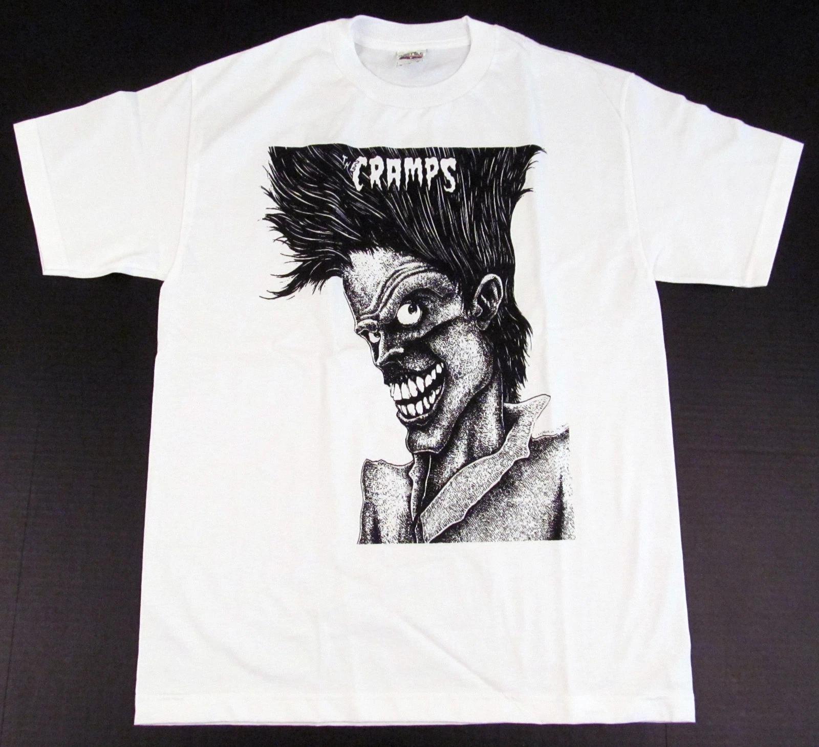 The CRAMPS Bad Music For Bad People T-shirt Punk Rock Tee Men s New XXXXL