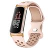 Cinturino Rotondo per Fitbit Charge 6 Asciugatura Rapida Traspirante Sportivo Compatibile con Fitbit Charge 5 Morbido Cinturino in Silicone