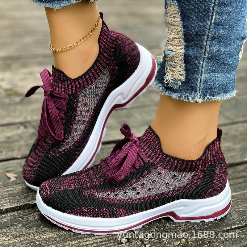 Fashion Women's Summer Large Fashion Women Shoes Mesh Casual Shoes Outdoor Sneakers 2025 New Women' Vulcanized Shoes Zapatos De Mujer