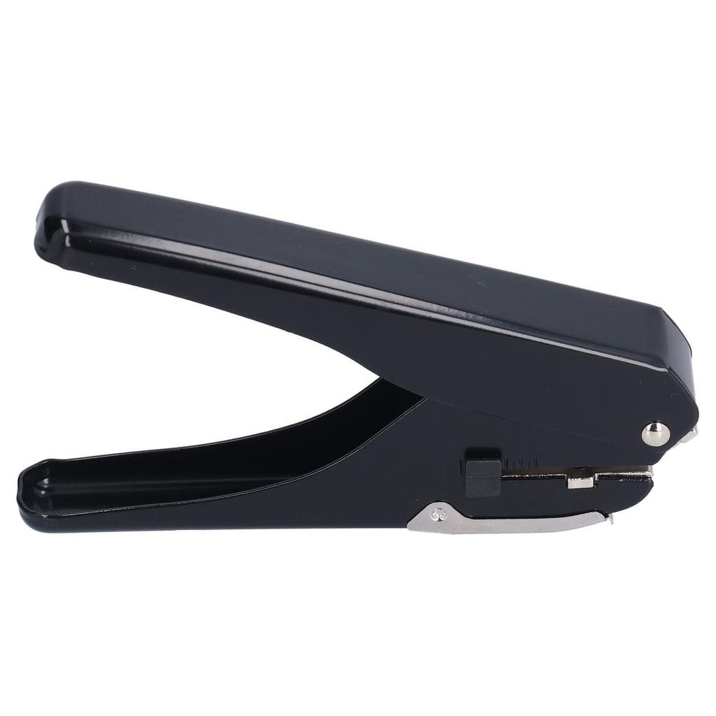 Hole Puncher Single 10 Pages Labor Saving Handle Punching Machine for Business Cards Plastics