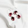 Selten Rosa Rubellit Edelstein 925 Sterling Silber Schmuck Handgefertigte Ohrringe 1,88" EE-73-13