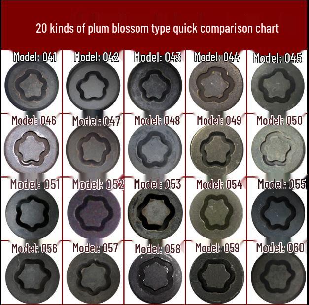 Anti-theft Screw Set for 1, 3, 5, 6, 7 Series and X1, X3, X5, X6 Models
