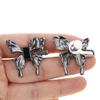 2pcs Nail-free Waist Buckle Butterfly Waist Closing Artifact Adjustable Snap Button Detachable Clothing Pant Jean Sewing