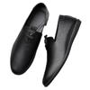 Factory direct sales new men's casual leather shoes soft leather versatile soft sole fashion trendy shoes little white shoes one pedal