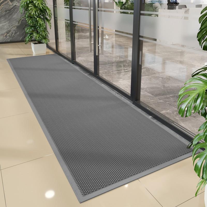 Striped Entry Door Mat Commercial Floor Carpet Anti-slip Red Durable Washable Indoor Outdoor