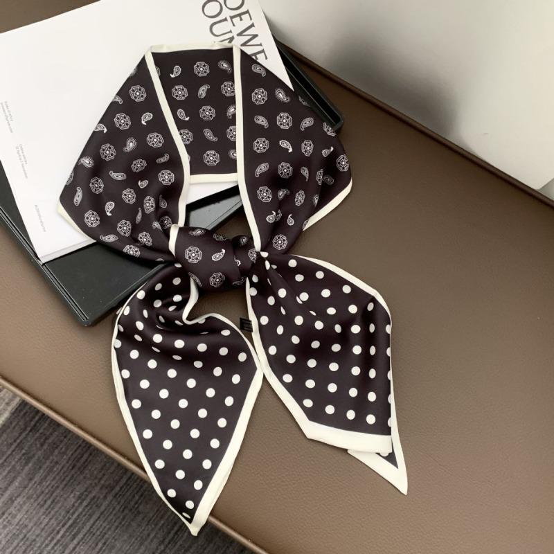 Silk Scarf, Long Strip, Versatile Shirt, Neck Protection, Scarf, Silk Scarf, Multi-purpose Headscarf, Headband, Hair Tie, Decorative Waist Belt.