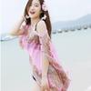 Women's Lightweight Sun Protection Shawl, Elegant Summer Silk Scarf for Travel, Beach, and Mother's Style
