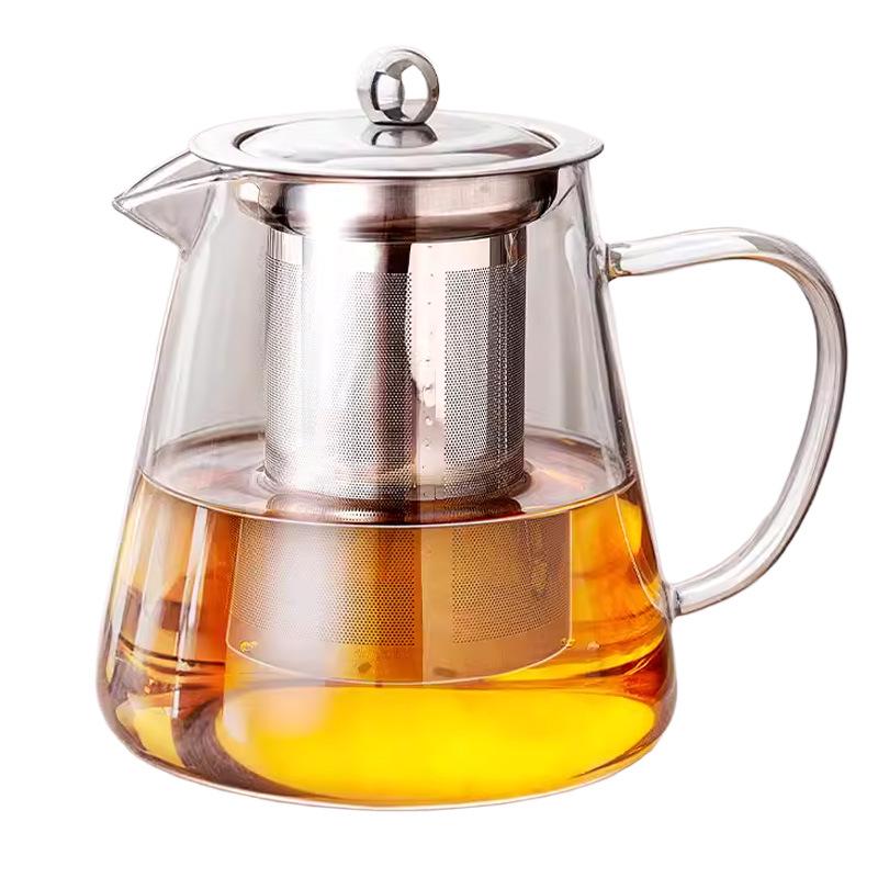 High Borosilicate Glass Tea Infuser Teapot with Filter and Gong Dao Bei Kettle