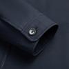 Romon Men's Classic Cotton Lapel Jacket