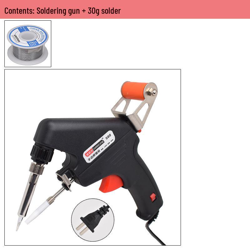 80W Constant Temp Electric Soldering Iron Set for Household Electrical Repair