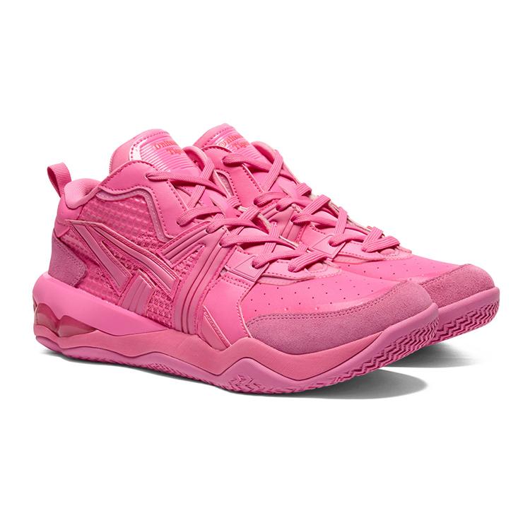 New Onitsuka Tiger Cushioning, Wear Resistant Mid top Casual Shoes Unisex Pink 1183C477-700