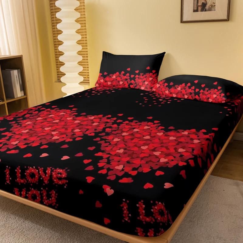 Eternal Knot Concentric Pattern Frosted Bedsheet Printed Bedspread Bedding Set Without Pillowcases 71x132cm