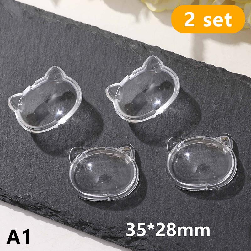 

2 шт. Коробка для хранения шерсти питомца, прозрачная коробка для хранения шерсти собаки кошки для DIY памятного украшения, подарок для любителей питомцев, для демонстрации, сувенир