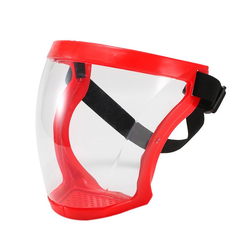 Anti-Fog Anti Splash Full Face Protection Anti Droplet Mask Head Wear Glasses Space Spherical Goggles Full Face Protective Glass красный