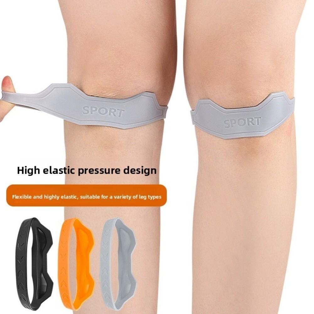 New Silicone Patella Tendon Knee Straps Flexible Fixed Protection Knee Sports Support Band Supportive Knee Support Brace Sports
