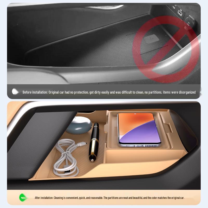 2024 Fangchengbao 8 Silicone Center Console Storage Box for Glasses and Accessories