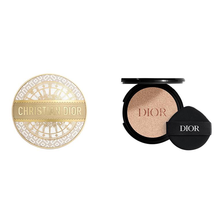 Dior Forever Skin Glow Cushion Foundation, Gold Case 13g Gold Case+Matte #1N Foundation Refill 13g
