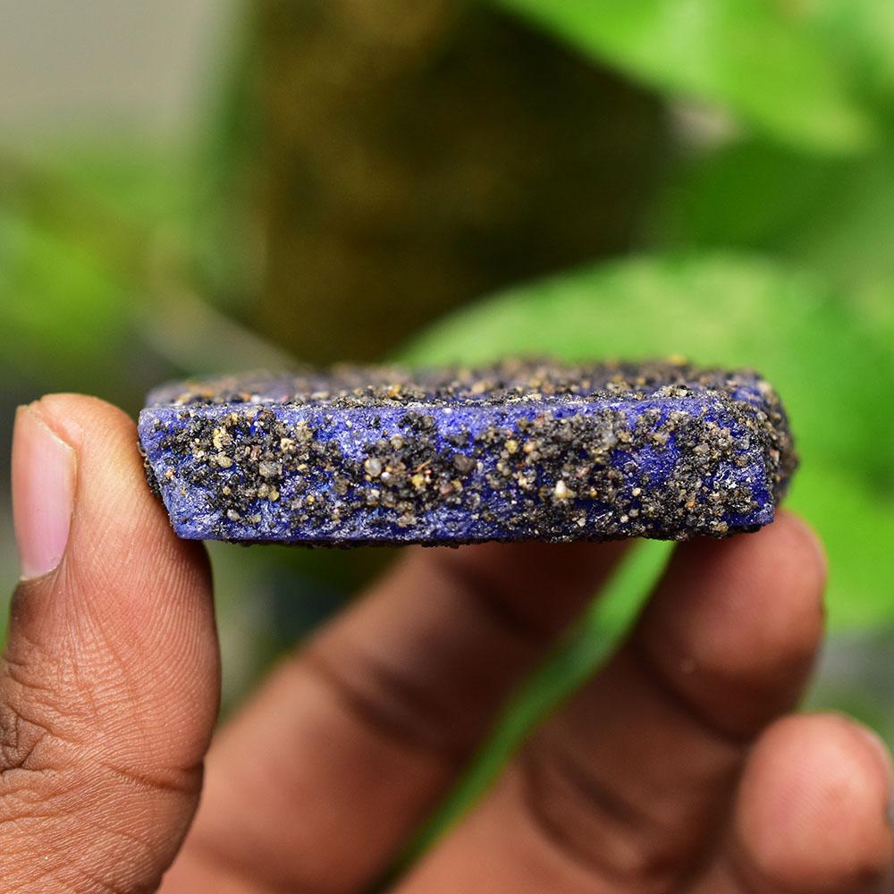 Natural Blue Sapphire Loose Gemstone Uncut Rough 288 Ct September Birthstone for Gem Collections
