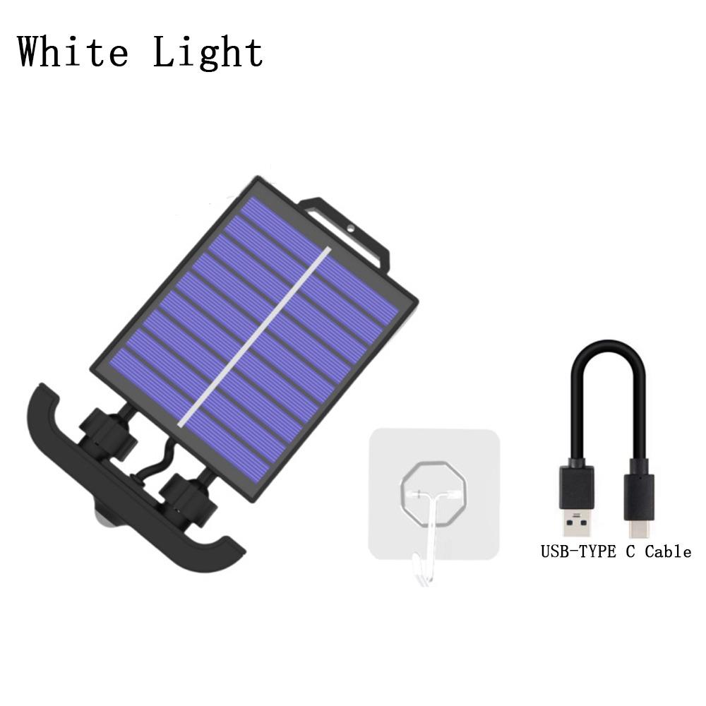 Waterproof Solar Clip Light White Light/Warm Light Super Bright LED Wall Light Easy To Install Adjustable Angle