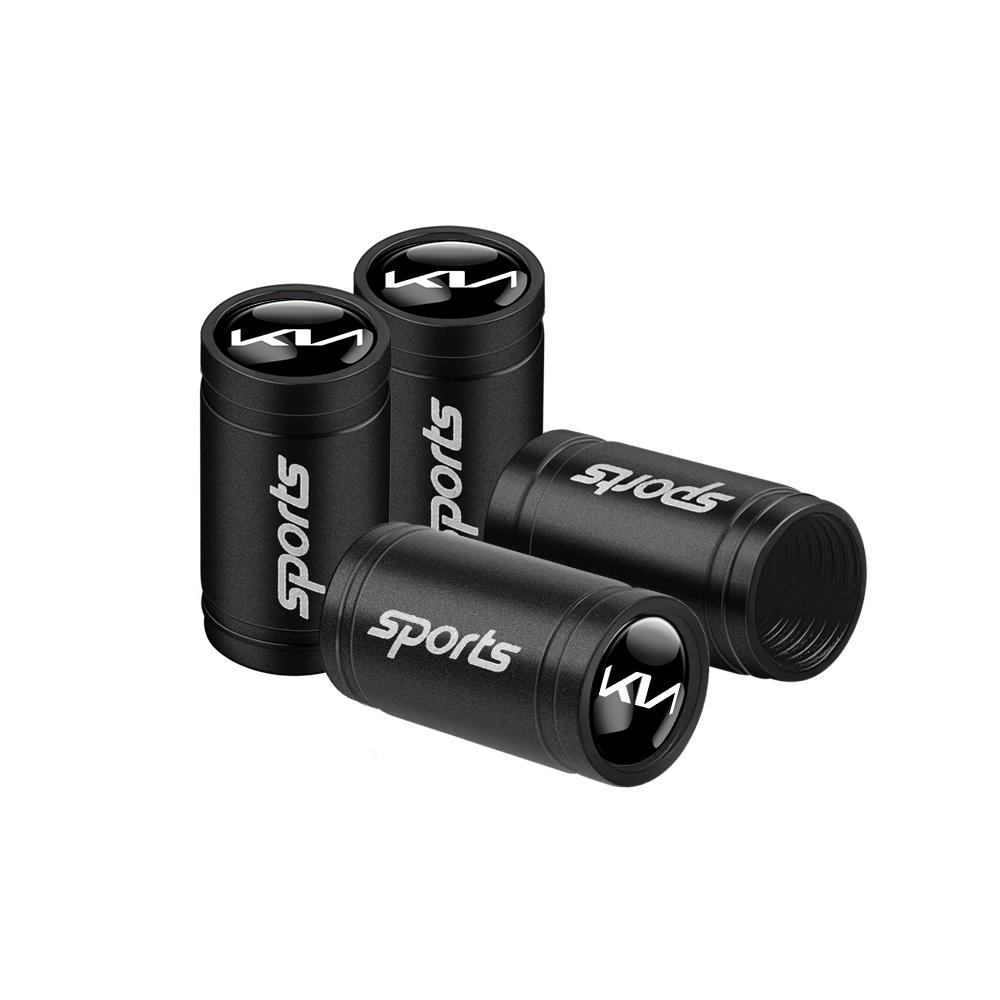 2026 Horká Samolepka na Auto 4ks 3D Slitina Hliníku Krytky Ventilků Pneumatik Kol Auta Příslušenství Ráfků Pro Kia Rio 3 Soul Picanto EV6 Ce